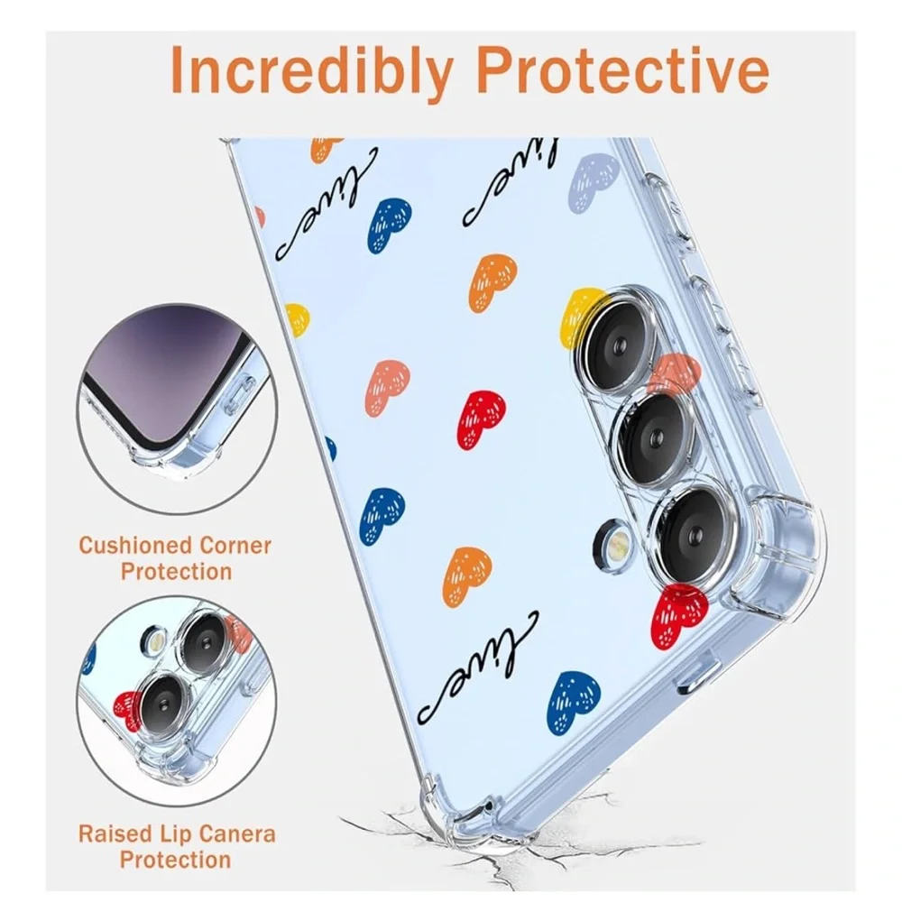 Galaxy S25 Plus Heart Phone Bumper Case NIB